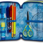 Astuccio 3 Zip Fluo Belts Boy - Seven