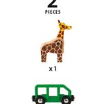 Vagone e Animali Safari - Brio