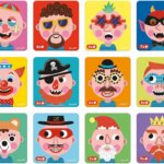MAgnetic Book Crazy Faces Ragazzo - Janod
