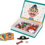 MAgnetic Book Crazy Faces Ragazzo - Janod