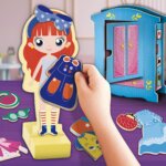 Montessori legno Fashion Doll - Lisciani