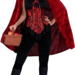 Abito Cappuccetto Rosso della Foresta Nera Tg XS - Mom