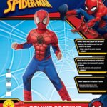Abito Spiderman Luxe Tg M 5/6 anni - Rubie' s