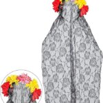Velo con Fiori Dia de los Muertos - Widmann