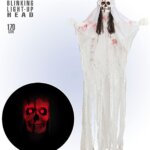 Scheletro Sposa con Testa Luminosa - Widmann