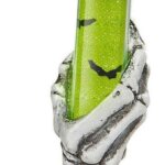 Portacandela Mano Scheletro con Candela Sanguinante - Widmann