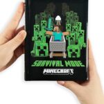 Diario Pixel Black Minecraft 12M ND - Panini