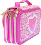 Astuccio 3 Zip Magenta Girabrilla - Nice
