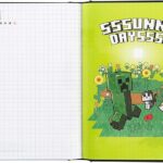 Diario Pixel Blu Minecraft 12M ND - Panini