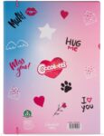 Cartellina A4 Love Azzuro Elastico  Coccolotti - Colourbook