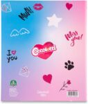 Cartellina A4 Love Rosa Anelli Coccolotti - Colourbook