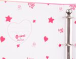 Cartellina A4 Love Rosa Anelli Coccolotti - Colourbook