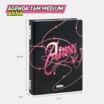 Agenda 16M Medium Anna Black 2025/2026 - Panini