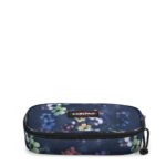 Astuccio Ovale Single Flora Fade Navy Eastpak - Panini