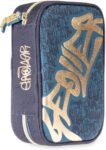 Astuccio 1 zip Geolier Blu - Colourbook