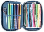 Astuccio 1 zip Geolier Blu - Colourbook