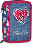 Astuccio 3 Zip Minnie Prettied Up - Seven