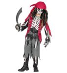 Abito Scheletro Pirata 116 cm. 2/3 anni - Widmann