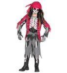 Abito Scheletro Pirata 116 cm. 2/3 anni - Widmann