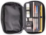 Astuccio 1 zip Geolier nero - Colourbook