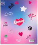 Cartellina A4 Love Azzurro Anelli Coccolotti - Colourbook
