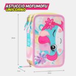 Astuccio 3 Zip Pinguino Mofumofu - Panini
