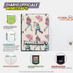 Diario Nero Minecraft 12M ND - Panini
