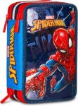 Astuccio 3 Zip Spiderman - Seven