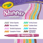 8 Pennarelli Glitter - Crayola