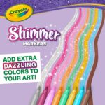 8 Pennarelli Glitter - Crayola