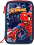 Astuccio 3 Zip Spiderman - Seven