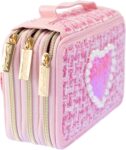 Astuccio 3 Zip Pink Girabrilla - Nice