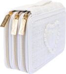 Astuccio 3 Zip Bianco Girabrilla - Nice