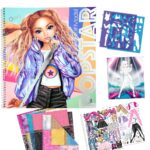 Popstar Colouring Book - Top Model