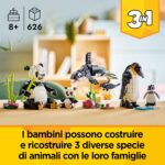 31165 Animali Selvatici Famiglia Di Panda - Lego