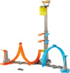 Pista Loop & Launch - Hot Wheels