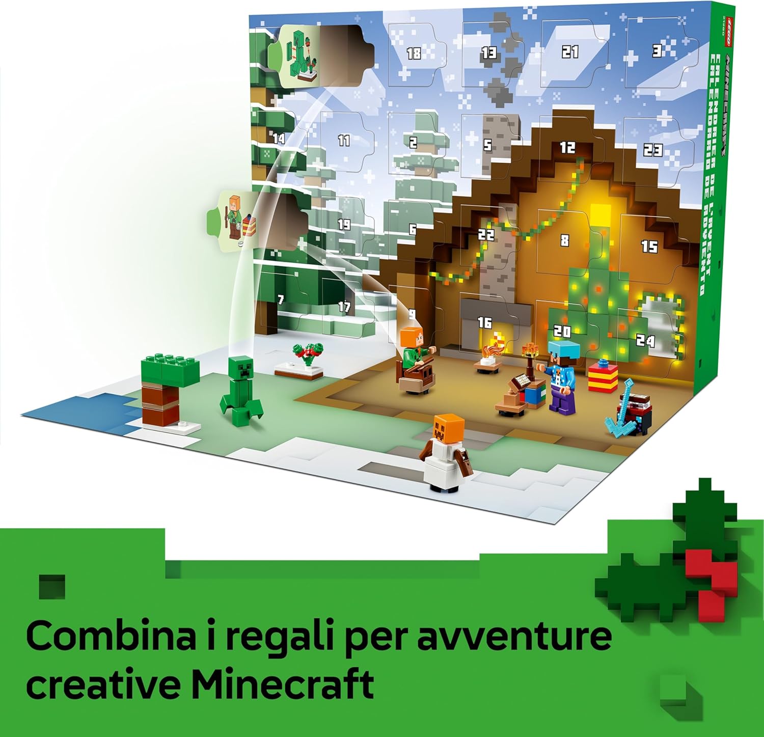 21280 Minecraft Calendario dell'Avvento 2025 - Lego - immagine 4