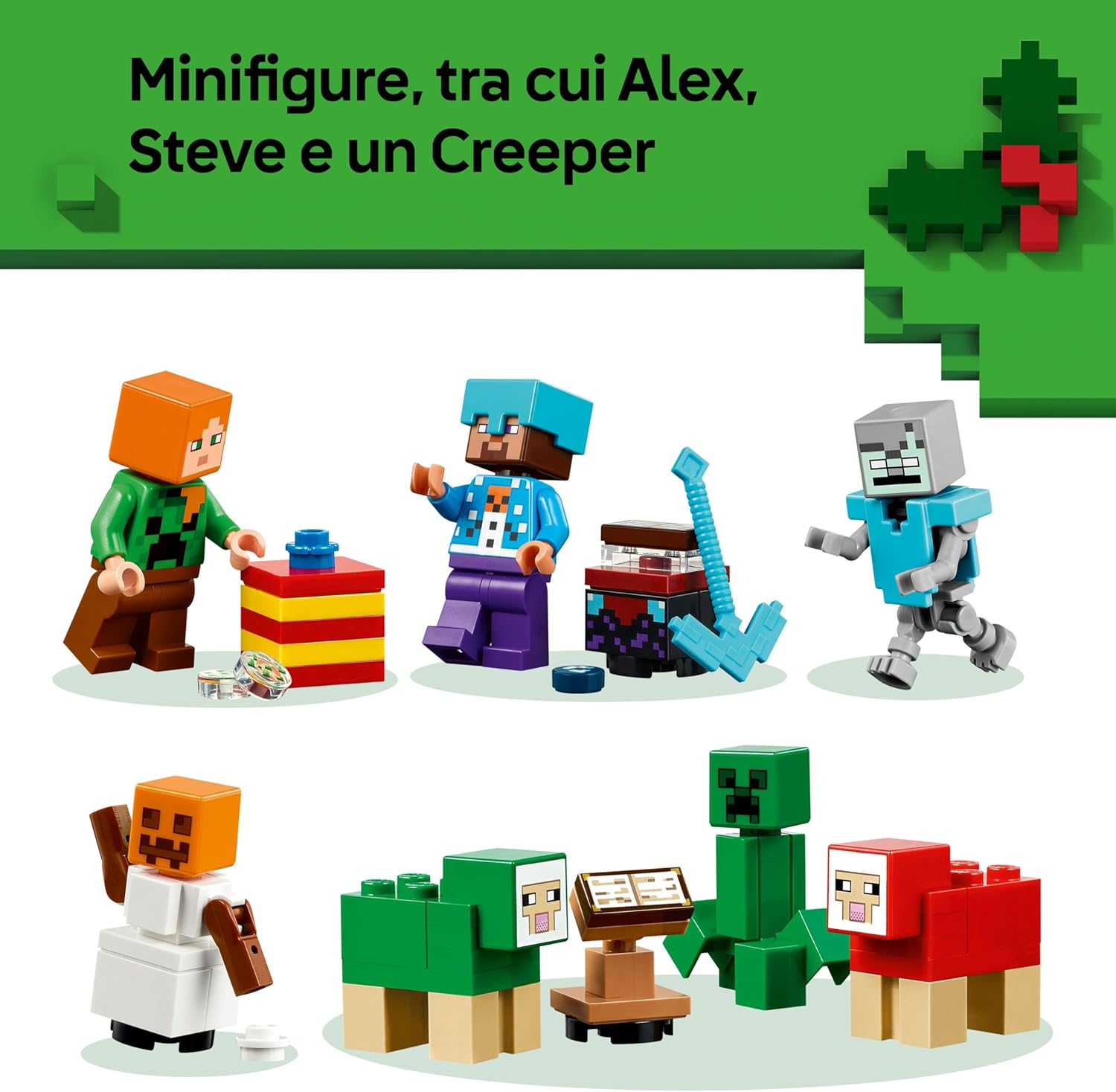 21280 Minecraft Calendario dell'Avvento 2025 - Lego - immagine 5