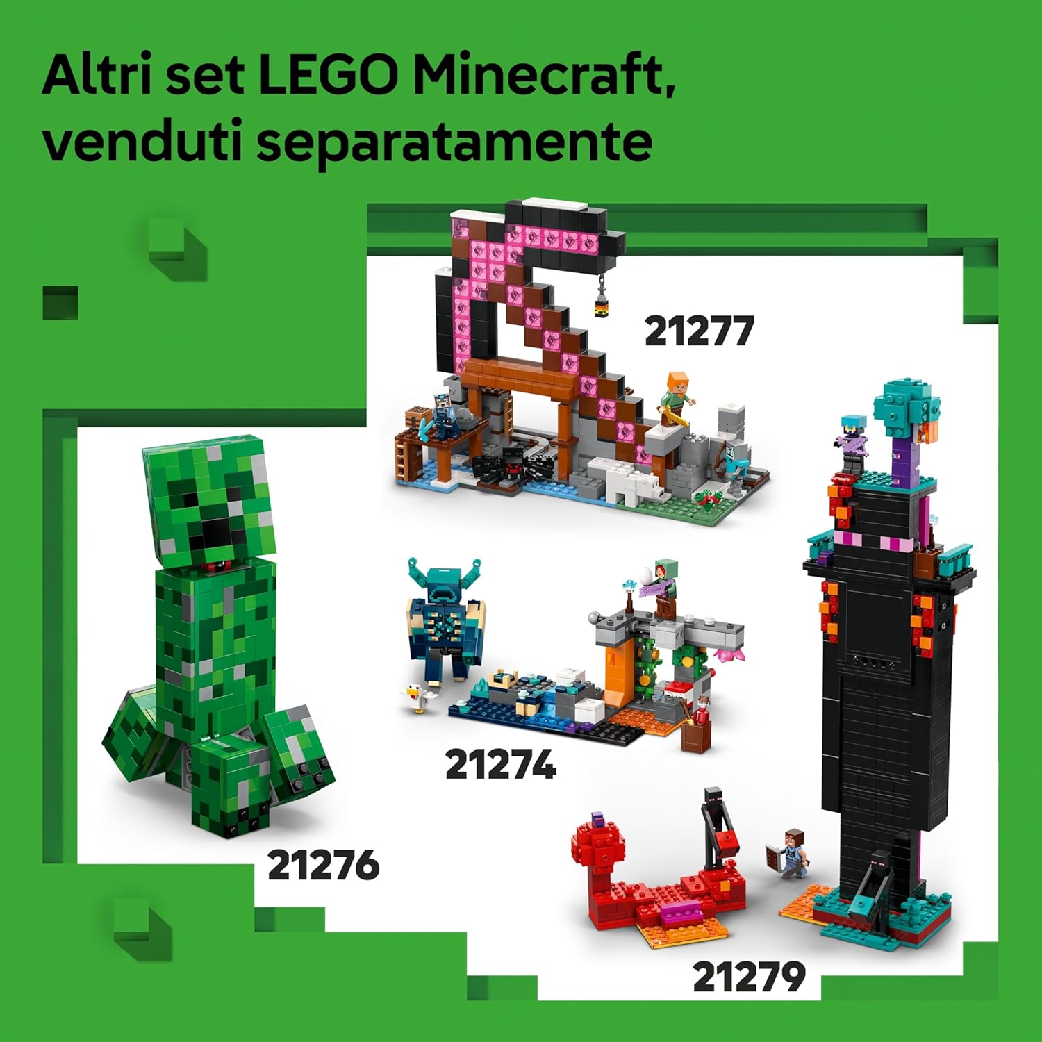21280 Minecraft Calendario dell'Avvento 2025 - Lego - immagine 7
