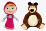Peluche Masha e Orso 20 cm. - Giochi Preziosi