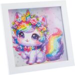 Diamantiny Unicorno con Corona di fiori - Nice