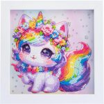 Diamantiny Unicorno con Corona di fiori - Nice