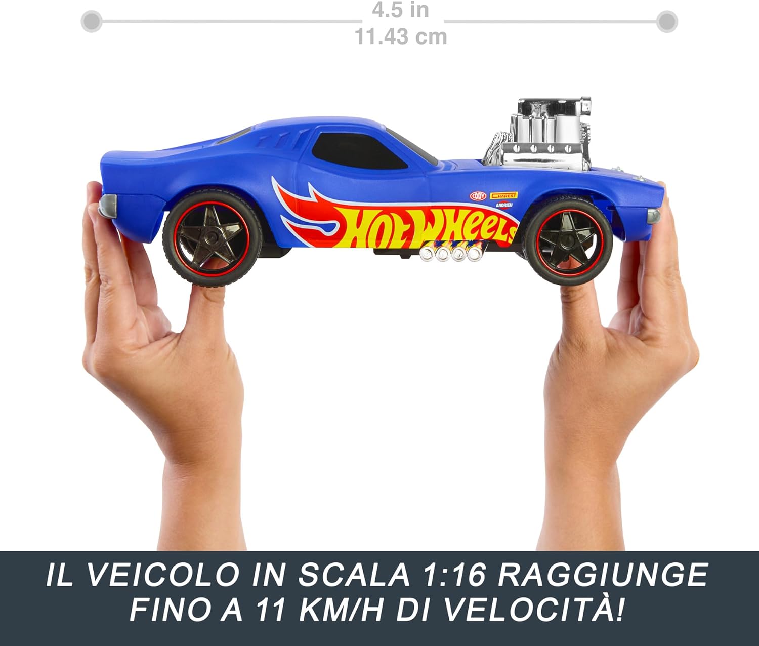 HotWheels Rodger Dodger RC 1:16 - Mattel - immagine 3
