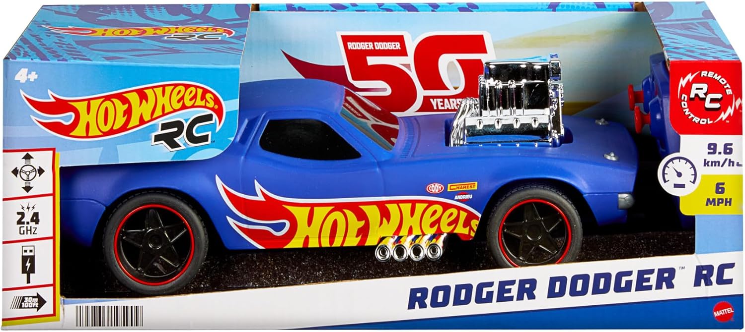 HotWheels Rodger Dodger RC 1:16 - Mattel - immagine 7