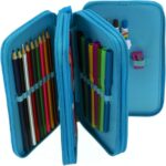 Astuccio 3 Zip Girabrilla - Nice
