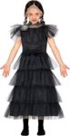 Abito Gothic Girl Night Queen 7-9 Anni - Guirca