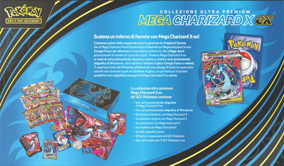 Pre-Order Collezione Ultra Premium Mega Charizard X-Ex - The Pokemon Company - immagine 2