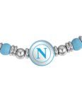 Bracciale Acciaio e Pietre Napoli - 4M