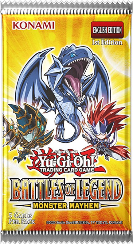 Bustina Yu-Gi-Oh Bat taglie della Leggenda - Konami