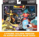 Gold Freezer VS Super Saiyan Blue Goku 17 cm. - Bandai